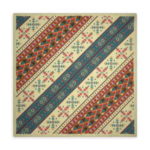 Geometric Elegance Bridge Check Bandana