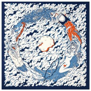 Blue Aura Naked Bandana