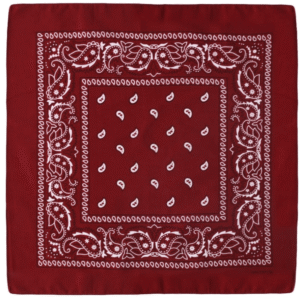 Bandana Wine Red D01