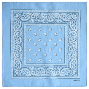 Bandana Light Blue D01