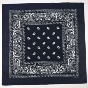 Oversize 70cm Paisley Cotton Bandana scarf