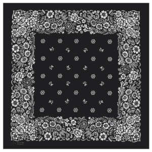 Floral Cotton Bandana scarf – Multicolor (55cm x 55cm)