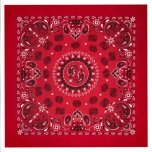 Bandana Cotton Red Design 13