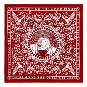 Good Fight Red Bandana