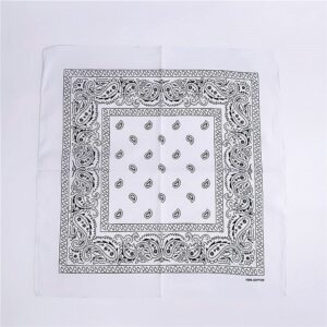 Bandana White D01