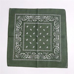Bandana dark green D01