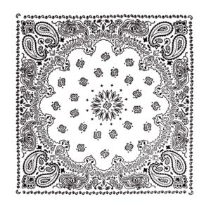 Bandana white D02