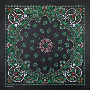 Bandana  D02 Mix Color grern Red
